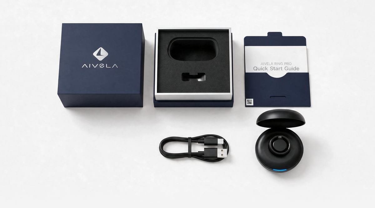 AIVELA Ring Pro packaging contents