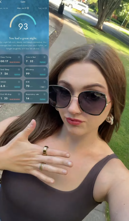 The AIVELA smart ring changed how I look at my health. I’m now building healthier habits because of this ring.