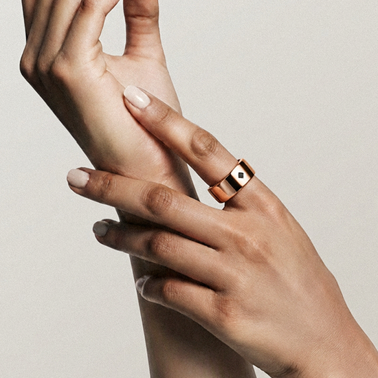AIVELA Ring Pro Rose Gold finish alternate view